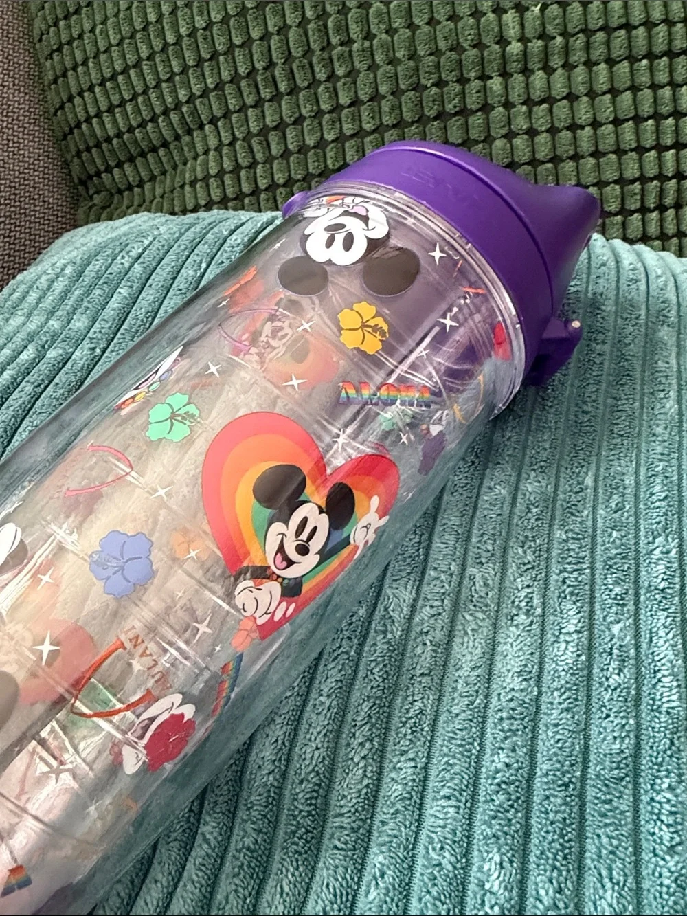 Disney Tervis Hawaii Aulani Resort Mickey Mouse Water Bottle